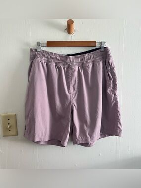 Rhone Mako Shorts Mens Large Mauve Athletic Gym Running Performance